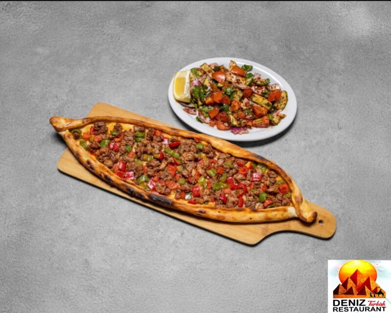 Kusbasili Pide (With Salad)